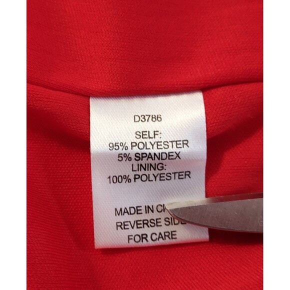 Alexia Admor Dress Womens Size XL Red Dolman Sleeve Stretch Career Cocktail NWT - Picture 11 of 15